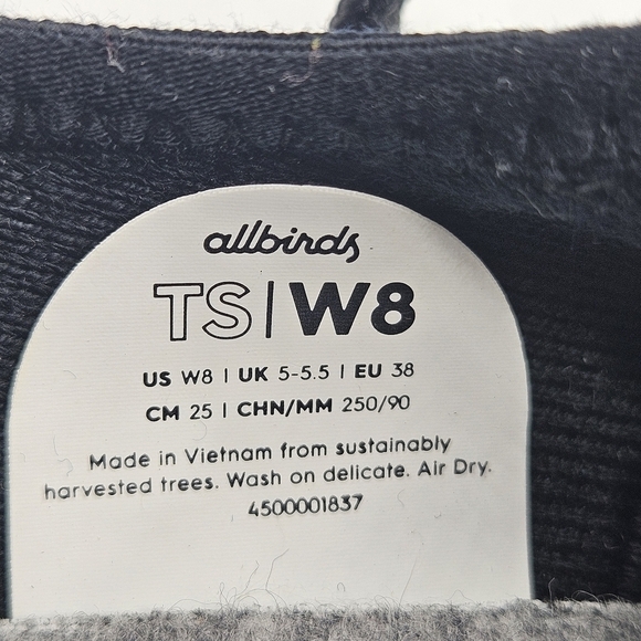 Allbirds shoes size 8 - Picture 5 of 12